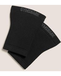 GYMSHARK - Onyx Seamless Knee Sleeves - Lyst