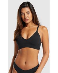 GYMSHARK - Seamless V Neck Bralette - Lyst