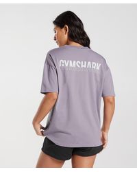 GYMSHARK - Fraction Oversized T-Shirt - Lyst