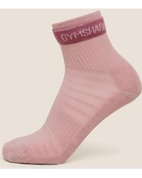 GYMSHARK - Double Cuffed Socks Single - Lyst