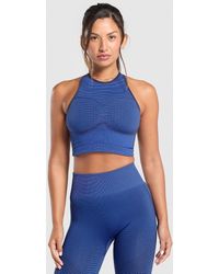 GYMSHARK - Sport Seamless Cropped Tank - Lyst