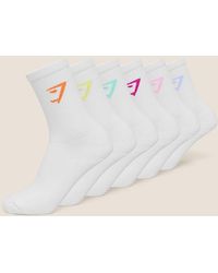 GYMSHARK - Crew Socks 6Pk - Lyst