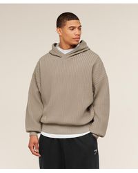 GYMSHARK - X Saalt Studios Knitted Hoodie - Lyst