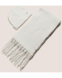 GYMSHARK - Knitted Scarf/Beanie Gift Set - Lyst