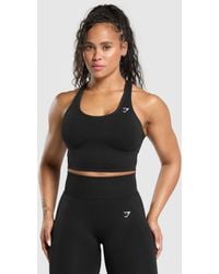 GYMSHARK - Lift Seamless Midi Tank With Shelf - Lyst