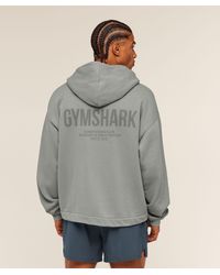 GYMSHARK - Conditioning Club Washed Zip Through Hoodie - Lyst