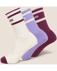 GYMSHARK - Essentials Crew Sock 3Pk - Lyst