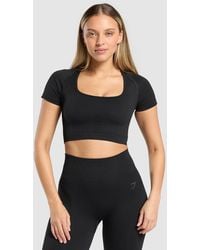 GYMSHARK - Corset Seamless Crop Top - Lyst