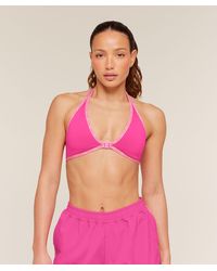 GYMSHARK - Micro Logo Clasp Minimal Bra - Lyst