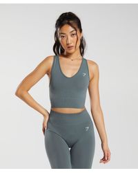 GYMSHARK - Everyday Seamless Crop Tank - Lyst