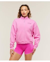 GYMSHARK - Script Embroidery Full Zip Jacket - Lyst
