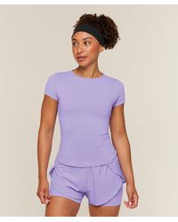 GYMSHARK - Running Back Vent T-Shirt - Lyst