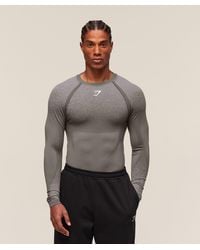 GYMSHARK - Shadow Seamless Long Sleeve T-Shirt - Lyst