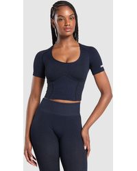GYMSHARK - Sport Seamless Midi Top - Lyst