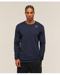 GYMSHARK - Crest Long Sleeve T-Shirt - Lyst