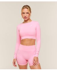 GYMSHARK - Everyday Seamless Long Sleeve Crop Top - Lyst