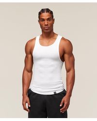 GYMSHARK - Ribbed Tank 1Pk - Lyst