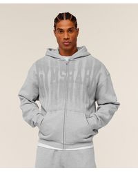 GYMSHARK - Fade Graphic Zip Through Hoodie - Lyst