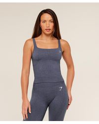 GYMSHARK - Vital Seamless Tank With Shelf - Lyst