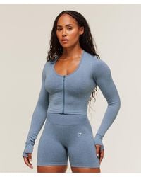 GYMSHARK - Lift Seamless Zip Up Jacket - Lyst