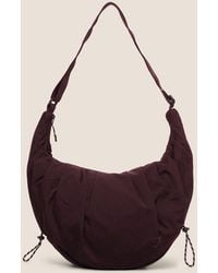 GYMSHARK - Pleat Large Ruched Crossbody - Lyst