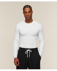 GYMSHARK - Cotton Seamless Long Sleeve T-Shirt - Lyst