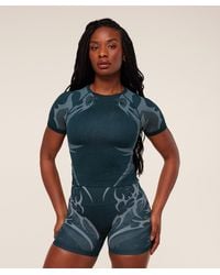 GYMSHARK - Storm Seamless Short Sleeve Top - Lyst