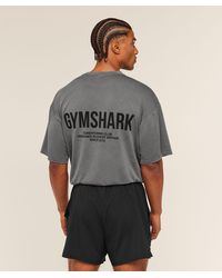 GYMSHARK - Conditioning Club Washed T-Shirt - Lyst