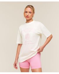 GYMSHARK - College Crest Graphic T-Shirt - Lyst