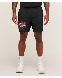 GYMSHARK - Hybrid Graphic 7" Shorts - Lyst