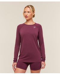 GYMSHARK - Vital Seamless 2.0 Light Long Sleeve Top - Lyst