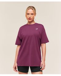 GYMSHARK - Training Oversized T-Shirt - Lyst