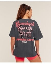GYMSHARK - Après-Lift Club Oversized T-Shirt - Lyst