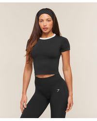 GYMSHARK - Everyday Seamless Contrast Short Sleeve T-Shirt - Lyst