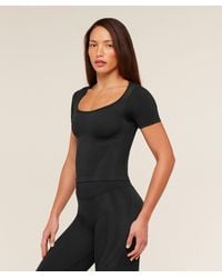 GYMSHARK - Weekend Seamless Short Sleeve Top - Lyst