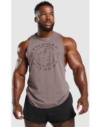 GYMSHARK - Legacy Drop Arm Tank - Lyst