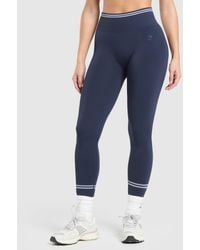 GYMSHARK - Contrast Seamless Leggings - Lyst