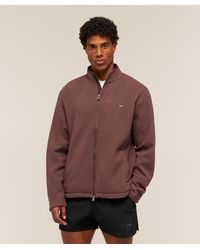 GYMSHARK - Fleece Zip Through Jacket - Lyst
