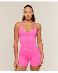 GYMSHARK - Relay Tank With Shelf - Lyst