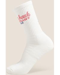 GYMSHARK - Apres Lift Graphic Crew Sock Single - Lyst