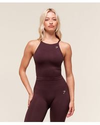 GYMSHARK - Everyday Seamless Tank With Shelf - Lyst