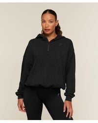 GYMSHARK - Power Washed 1/2 Zip Hoodie - Lyst