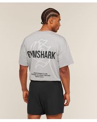 GYMSHARK - Chrome Graphic T-Shirt - Lyst