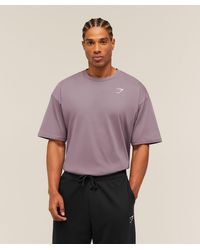 GYMSHARK - Crest Oversized T-Shirt - Lyst