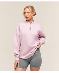 GYMSHARK - Training Oversized 1/4 Zip - Lyst