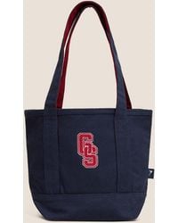 GYMSHARK - Collegiate Mini Tote Bag - Lyst
