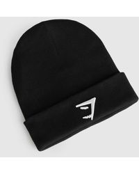 GYMSHARK - Reverse Jacquard Beanie - Lyst