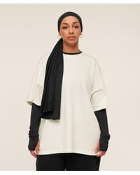 GYMSHARK - Pump Cover Structured Fleece Top - Lyst