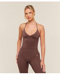 GYMSHARK - Training Scoop Back Halterneck - Lyst