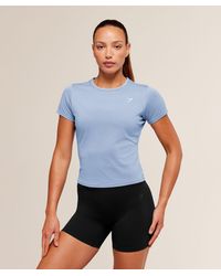 GYMSHARK - Washed Pastel Baby Tee - Lyst